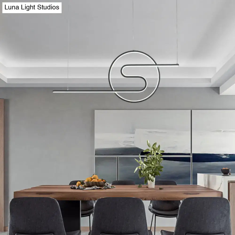 DecorBites™ Minimalist Metal LED Hanging Light for Dining Room and Kitchen Island