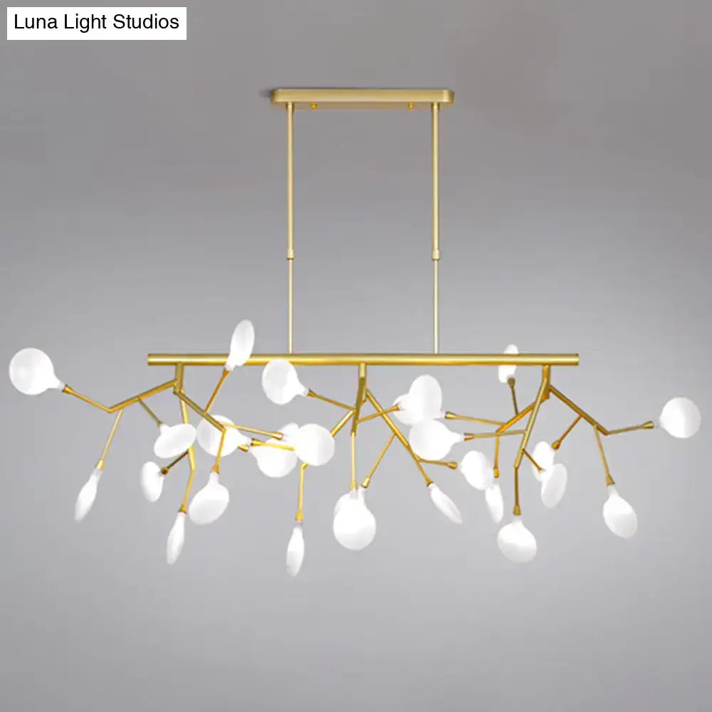 DecorBites™ مصباح سقف متدلي من الأكريليك بتصميم أغصان الحد الأدنى - أفكار إضاءة الجزر لغرفة الطعام