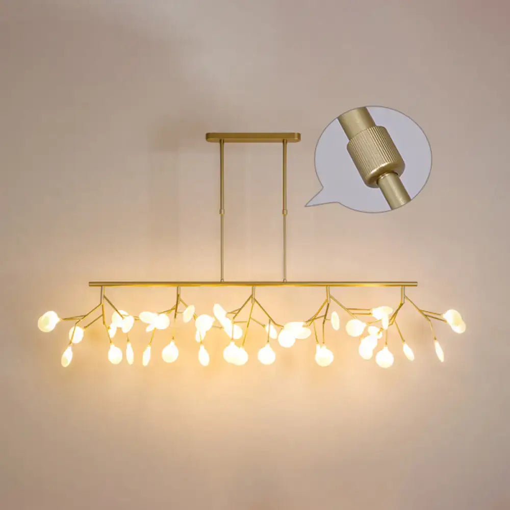 DecorBites™ مصباح سقف متدلي من الأكريليك بتصميم أغصان الحد الأدنى - أفكار إضاءة الجزر لغرفة الطعام