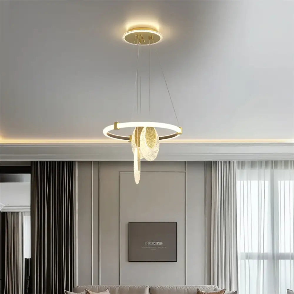 DecorBites™ Modern 3-Layer LED Chandelier Pendant Light