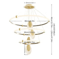 DecorBites™ Modern 3-Layer LED Chandelier Pendant Light