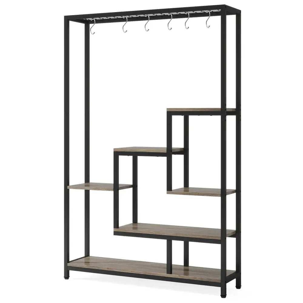 DecorBites™ Modern 5-Tier Tall Metal Plant Stand