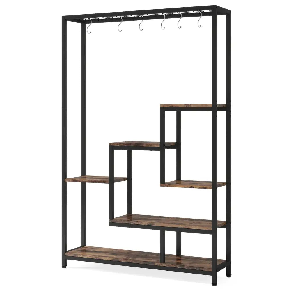 DecorBites™ Modern 5-Tier Tall Metal Plant Stand