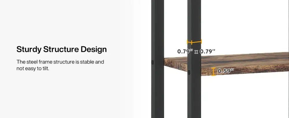 DecorBites™ Modern 5-Tier Tall Metal Plant Stand