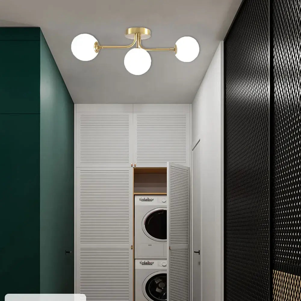 DecorBites™ Modern Acrylic Ball Ceiling Light for Home