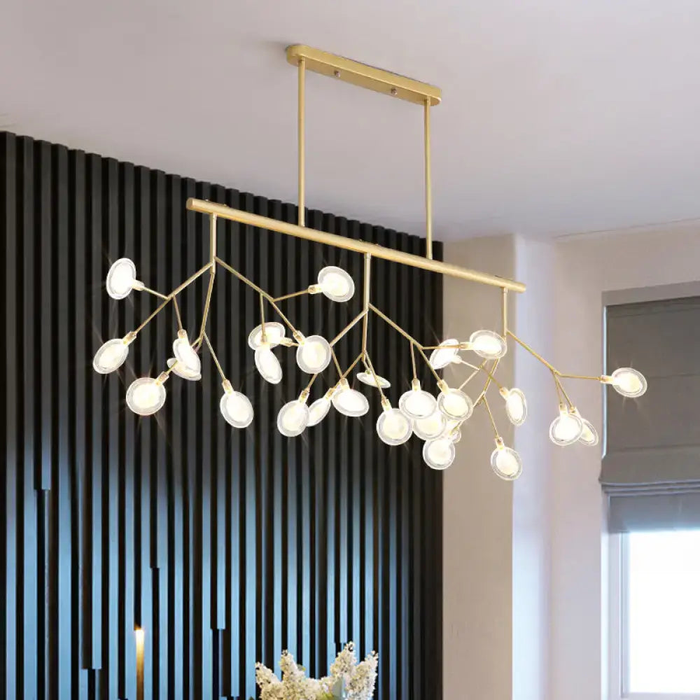 DecorBites™ Modern Acrylic LED Pendant Light Fixture with 27 Heads for Living Room