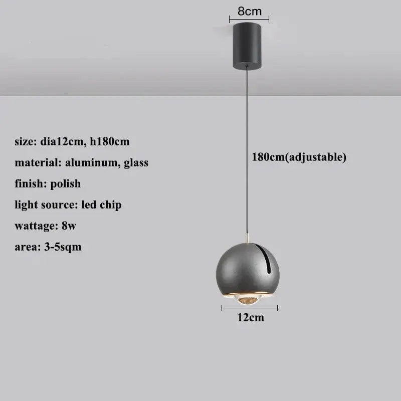 DecorBites™ Modern Adjustable LED Pendant Light