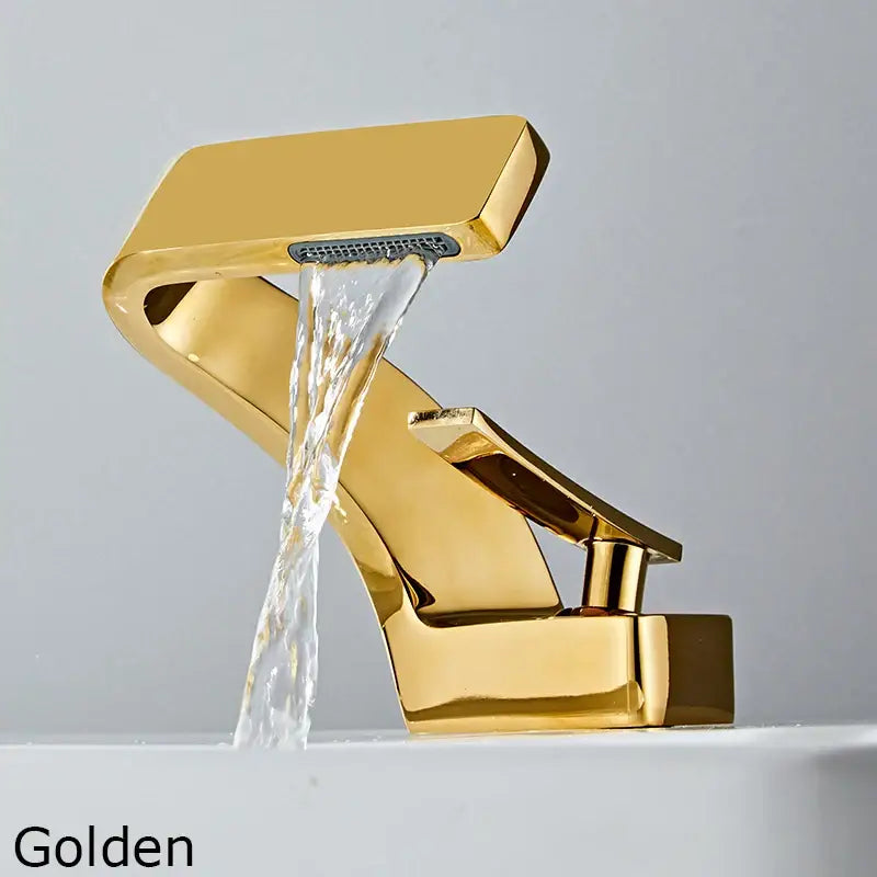 DecorBites™ Modern Black Bathroom Sink Faucet