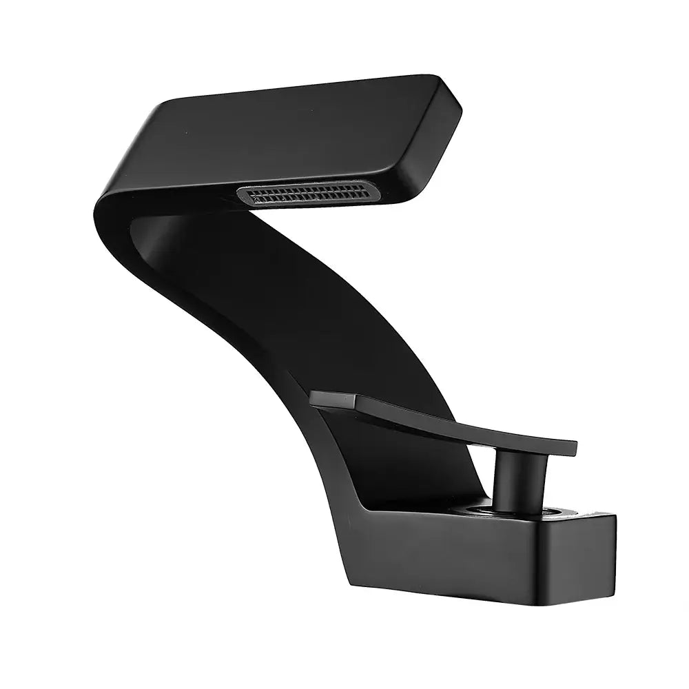 DecorBites™ Modern Black Bathroom Sink Faucet