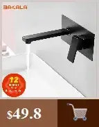 DecorBites™ Modern Black Bathroom Sink Faucet
