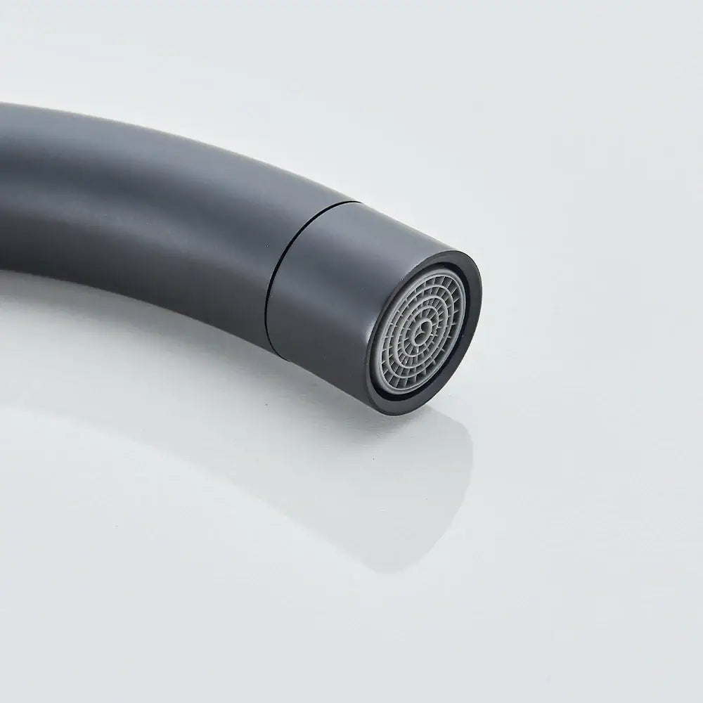 DecorBites™ Modern Black Floor Mounted Tub Faucet