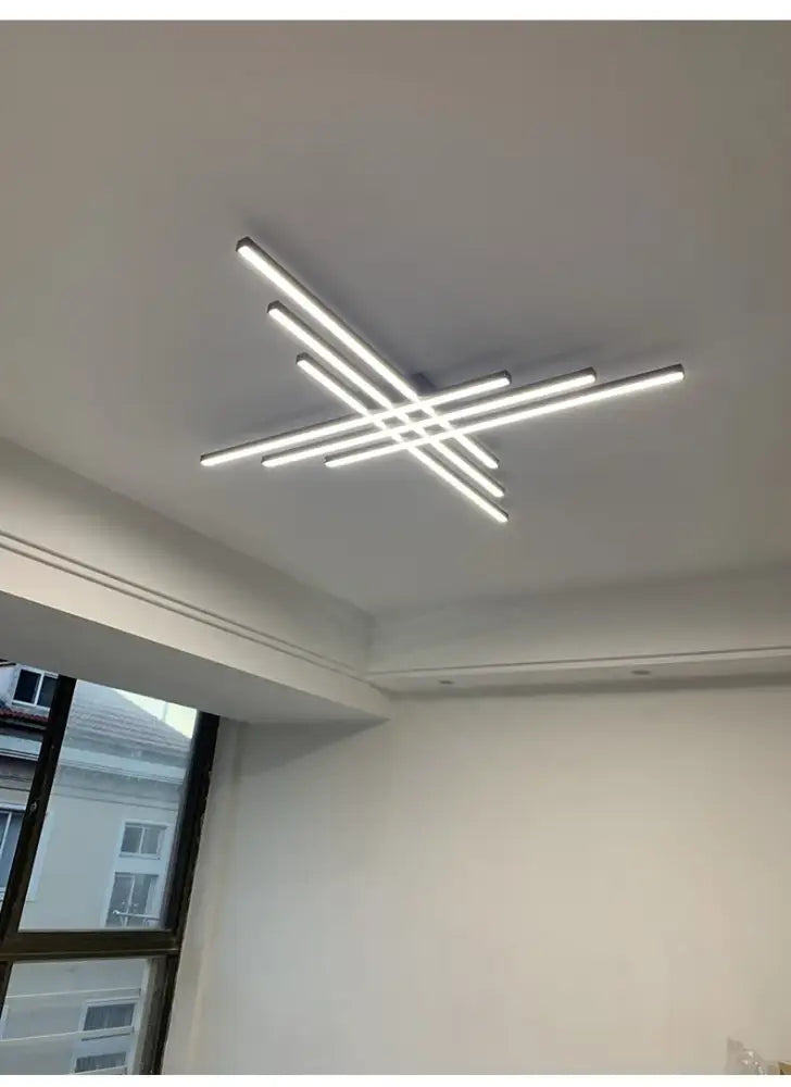 مصابيح ثريا DecorBites™ LED سوداء حديثة لغرفة النوم وغرفة المعيشة