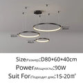 DecorBites™ Modern Black Pendant Light for Living Room - Dimmable