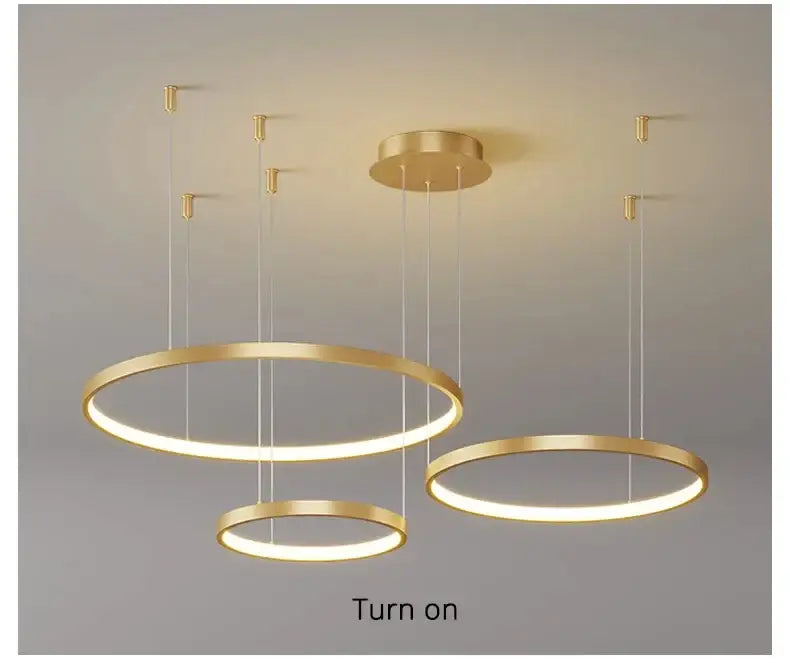 DecorBites™ Modern Black Pendant Light for Living Room - Dimmable