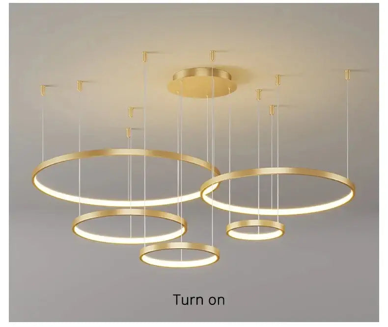 DecorBites™ Modern Black Pendant Light for Living Room - Dimmable