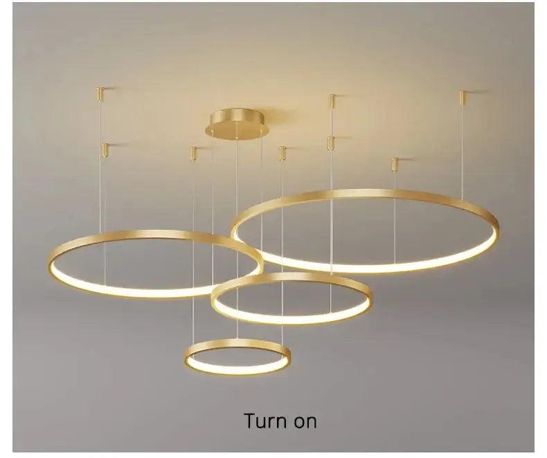 DecorBites™ Modern Black Pendant Light for Living Room - Dimmable