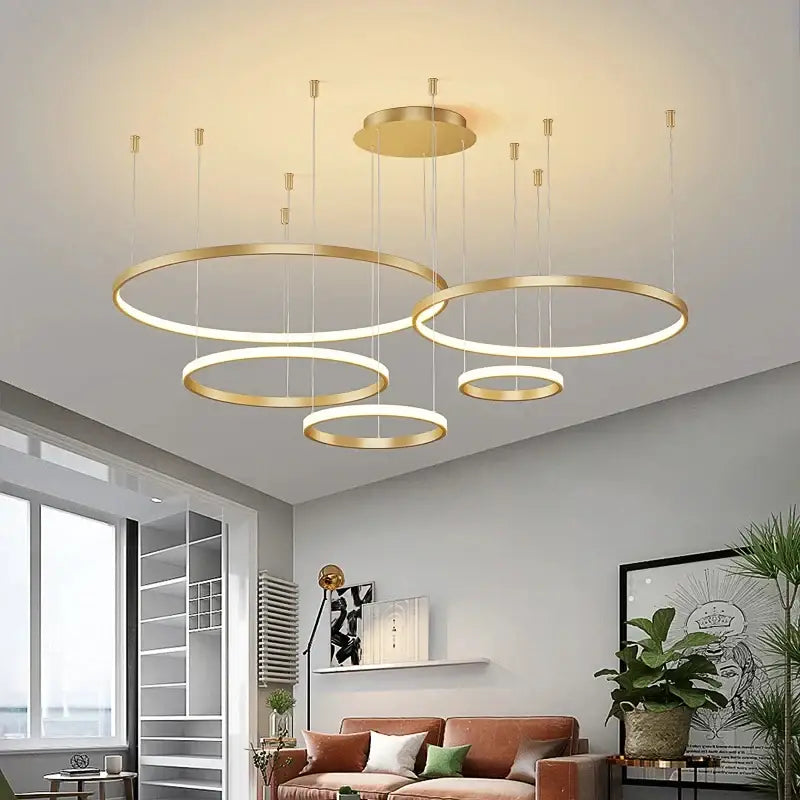 DecorBites™ Modern Black Pendant Light for Living Room - Dimmable