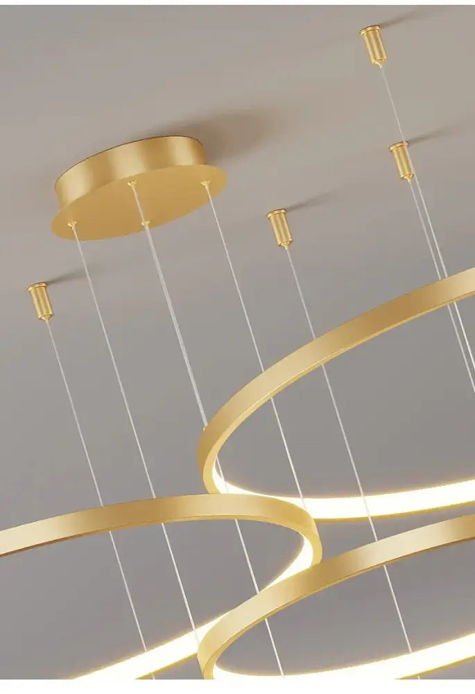 DecorBites™ Modern Black Pendant Light for Living Room - Dimmable