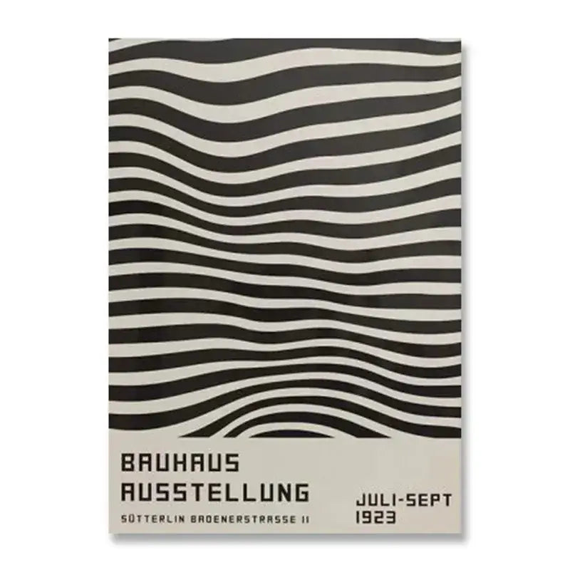DecorBites™ Modern Black & White Exhibition Canvas Print