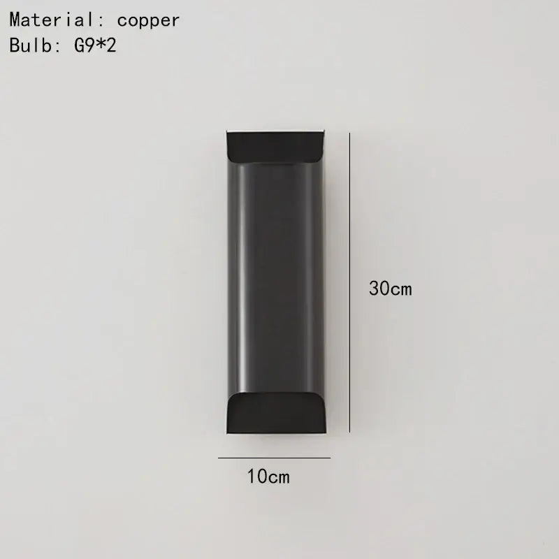 DecorBites™ Modern Brass LED Wall Lamp