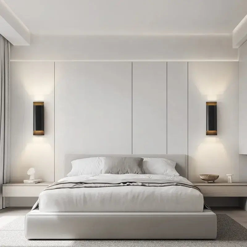 DecorBites™ Modern Brass LED Wall Lamp