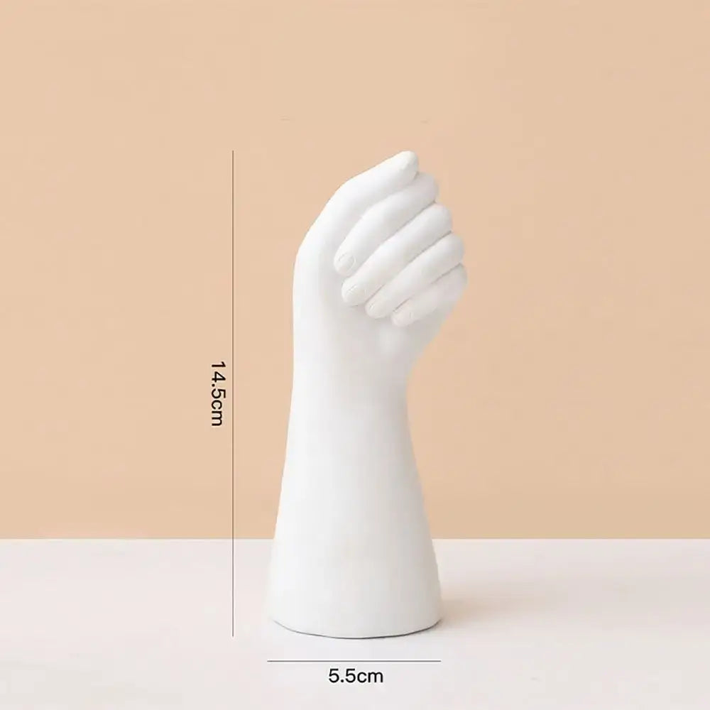 DecorBites™ Modern Ceramic Arm Shaped Flower Vase