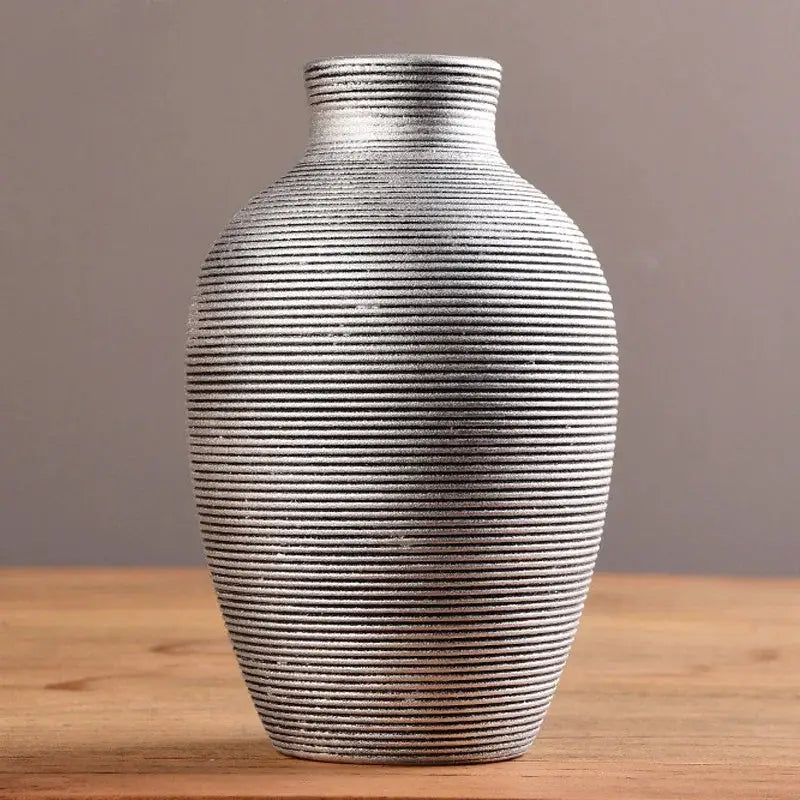 DecorBites™ Modern Ceramic Nordic Flower Vase for Home Decor