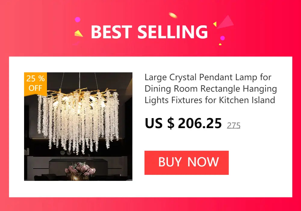 DecorBites™ Modern Chrome Crystal Chandelier for Living Room