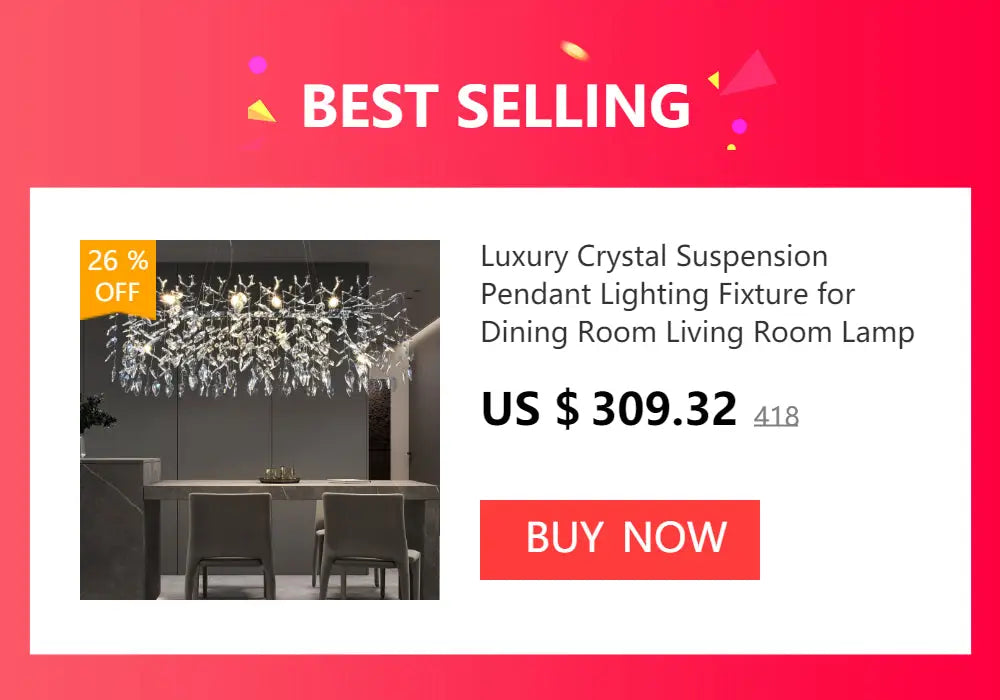 DecorBites™ Modern Chrome Crystal Chandelier - Long Raindrop Pendant