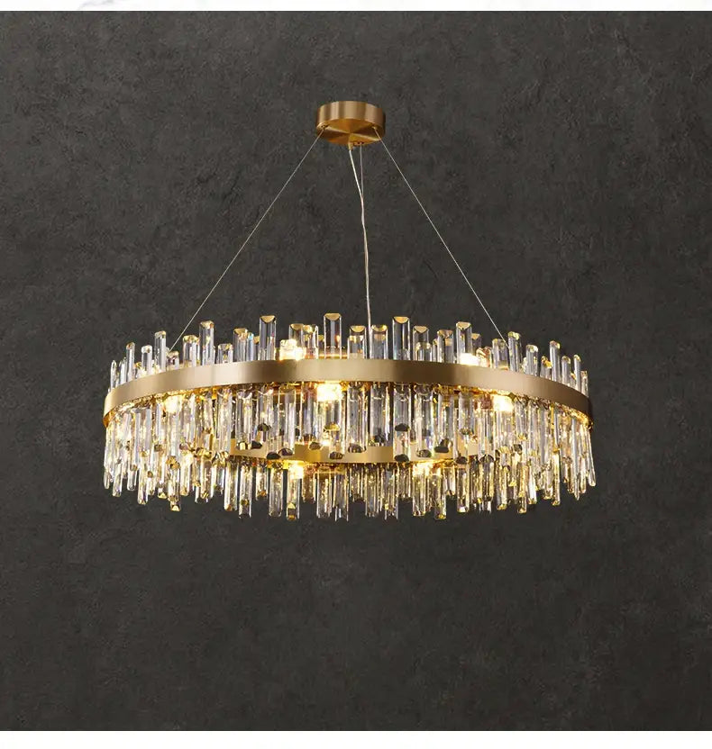 DecorBites™ Modern Crystal Chandelier Lighting for Dining Room