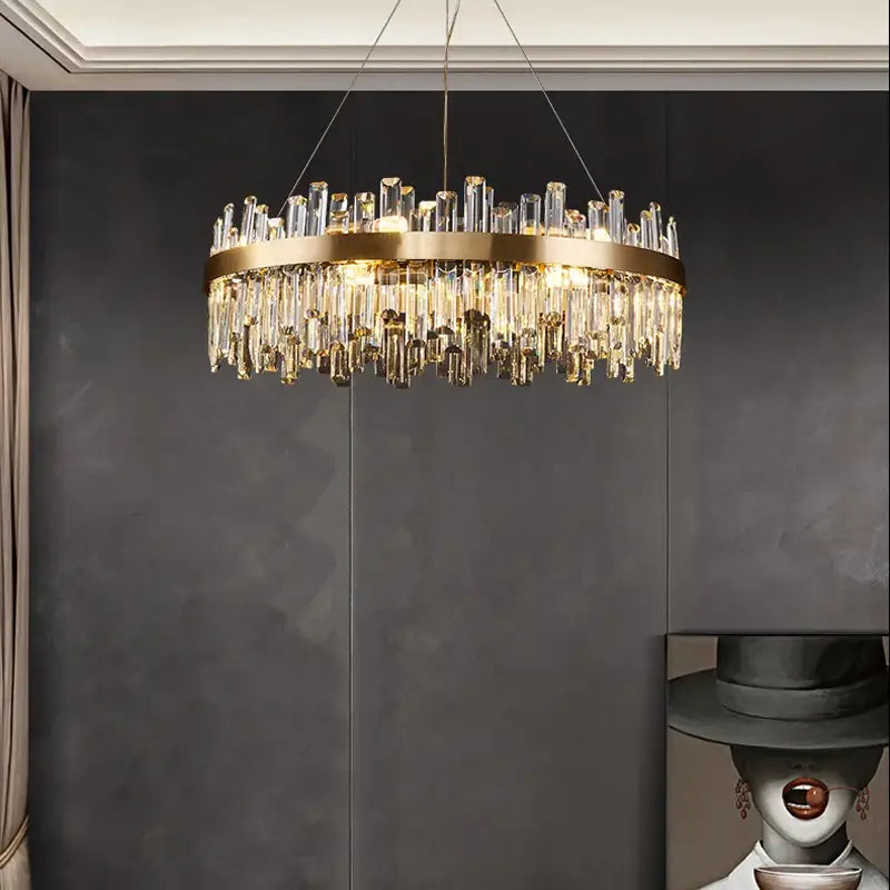 DecorBites™ Modern Crystal Chandelier Lighting for Dining Room