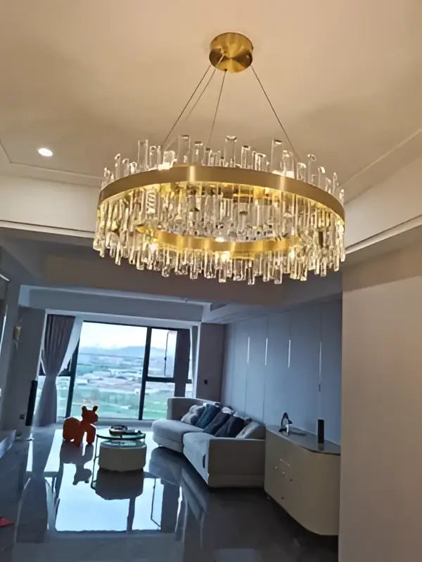 DecorBites™ Modern Crystal Chandelier Lighting for Dining Room