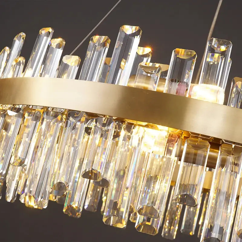 DecorBites™ Modern Crystal Chandelier Lighting for Dining Room