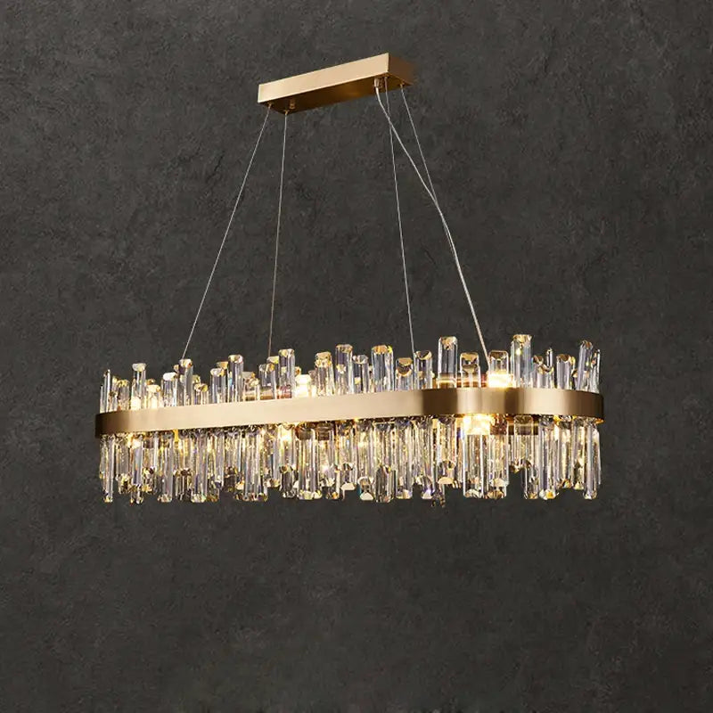 DecorBites™ Modern Crystal Chandelier Lighting for Dining Room