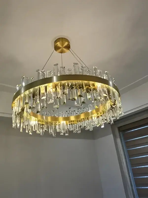 DecorBites™ Modern Crystal Chandelier Lighting for Dining Room