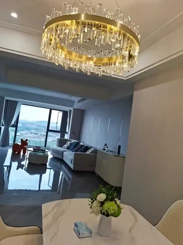 DecorBites™ Modern Crystal Chandelier Lighting for Dining Room