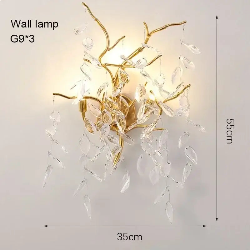 DecorBites™ Modern Crystal Chandelier with LED Lighting