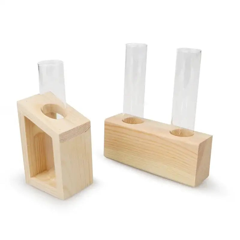 DecorBites™ Modern Crystal Glass Test Tube Vase