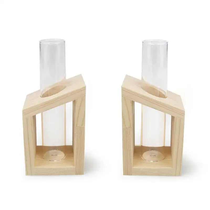 DecorBites™ Modern Crystal Glass Test Tube Vase
