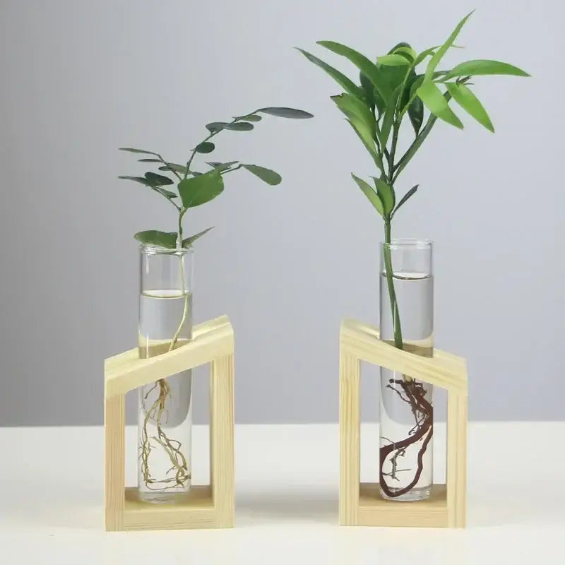 DecorBites™ Modern Crystal Glass Test Tube Vase
