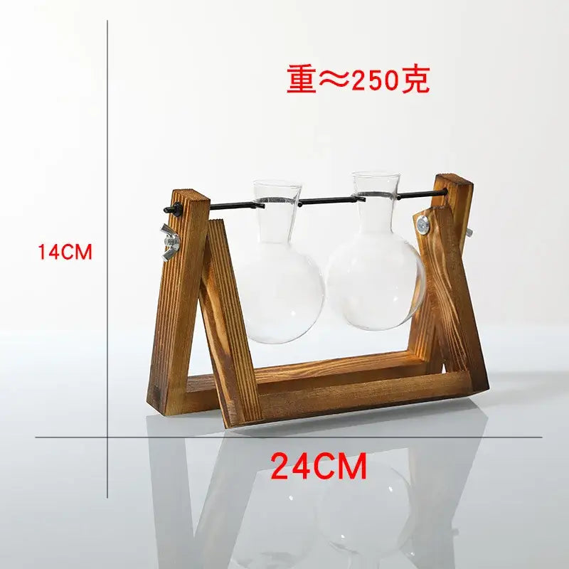 DecorBites™ Modern Crystal Glass Test Tube Vase