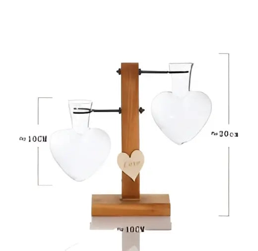 DecorBites™ Modern Crystal Glass Test Tube Vase