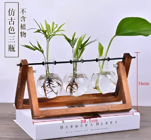 DecorBites™ Modern Crystal Glass Test Tube Vase