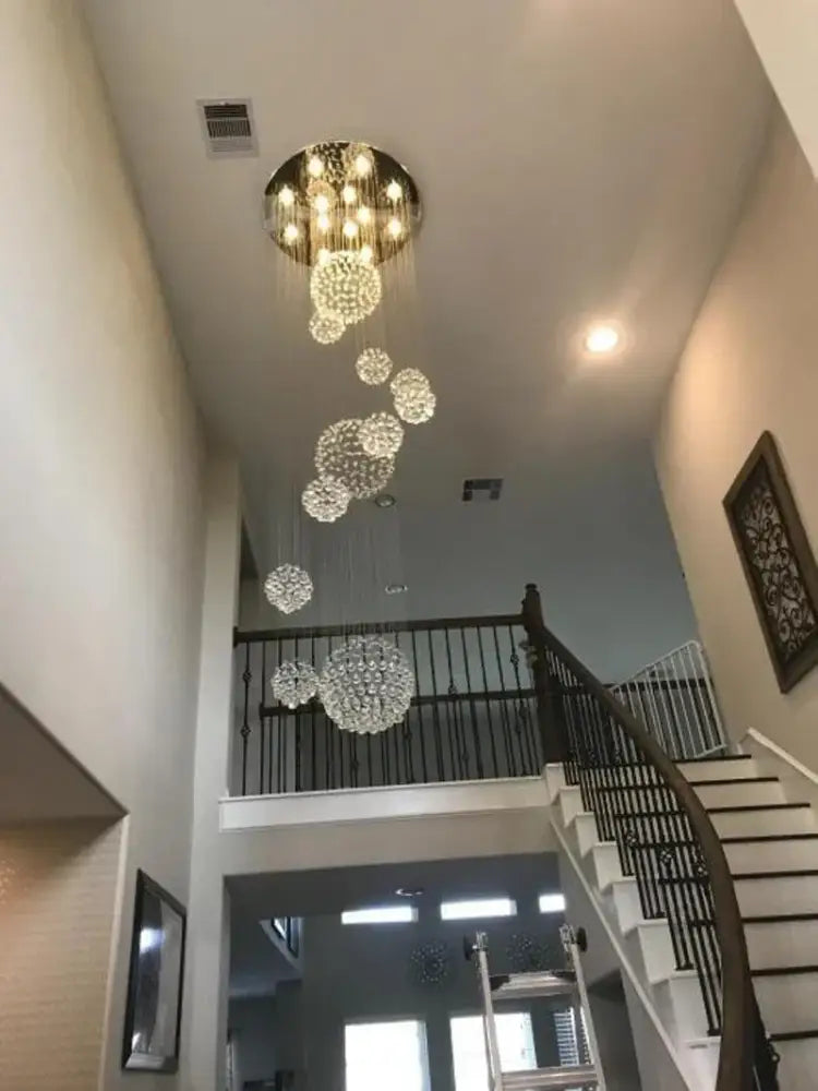 DecorBites™ Modern Crystal Raindrop Chandelier - 13 Lights