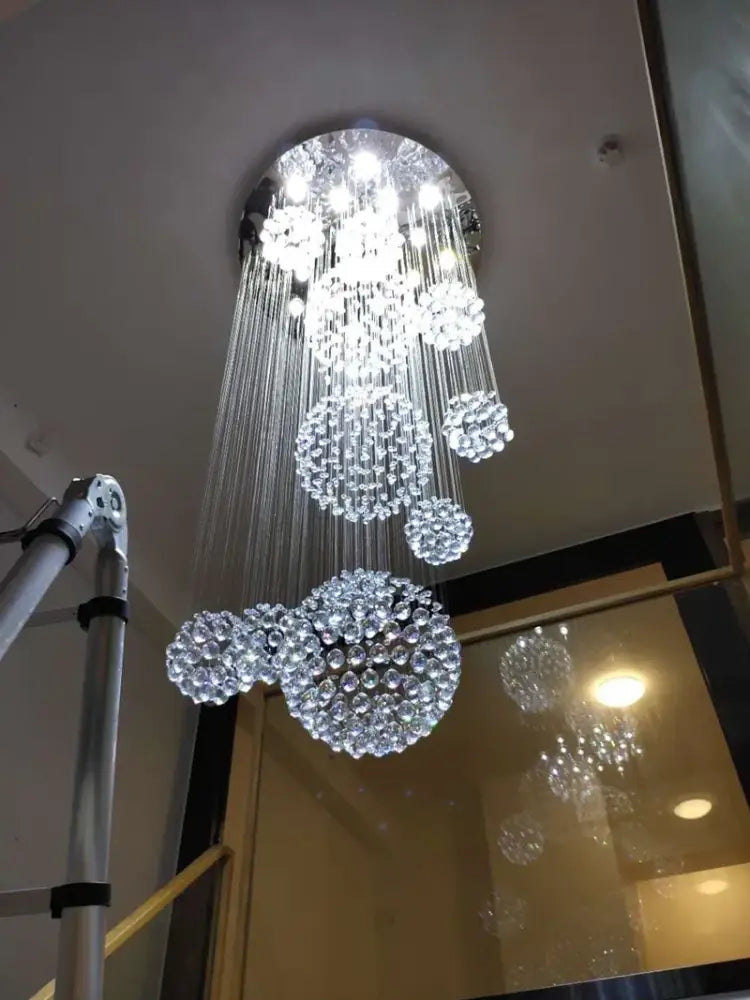 DecorBites™ Modern Crystal Raindrop Chandelier - 13 Lights