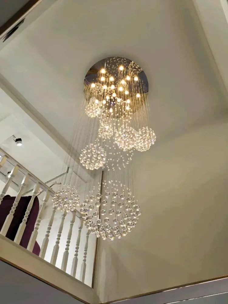 DecorBites™ Modern Crystal Raindrop Chandelier - 13 Lights