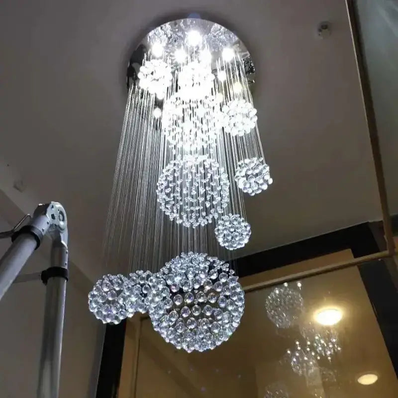 DecorBites™ Modern Crystal Raindrop Chandelier - 13 Lights