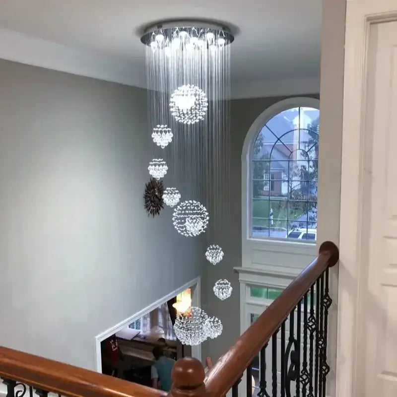 DecorBites™ Modern Crystal Raindrop Chandelier - 13 Lights