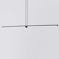 DecorBites™ Modern Designer Line Art Pendant Ceiling Light with LED Island Lighting for Dining Room, Black Metallic Finish