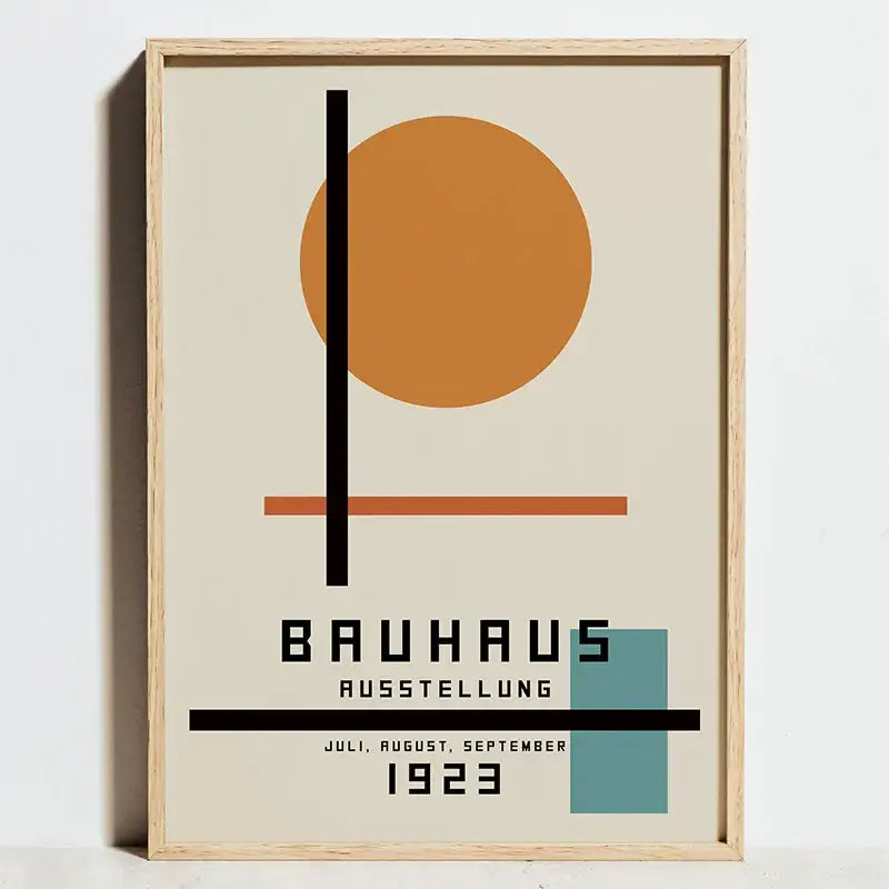 DecorBites™ Modern Geometric Bauhaus Exhibition Posters